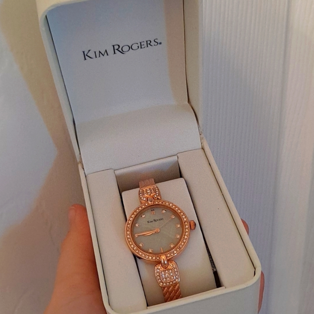 Kim Rogers rose gold women's watch